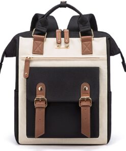 LOVEVOOK Sac à Dos Femme Portable 15.6/17 Pouces, Fonctionnel pour Femmes, Style et Pratique pour L'Office et l'École, G