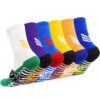 GRPSKCOS Paires de chaussettes de sport en coton Lot de 6 pour enfants 5-14 ans - Fonctionnelles et confortables