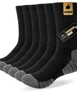 Niorasen Chaussettes De Sport Pour Hommes Et Femmes - 6 PairesHautes Performances en Coton Respirant - Chaussettes De Tr