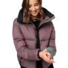 Veste d'hiver Navahoo chaude réfléchissante femme - Effet métallique - Tailles XS-XL