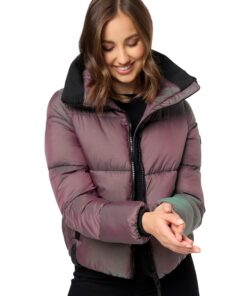 Veste d'hiver Navahoo chaude réfléchissante femme - Effet métallique - Tailles XS-XL