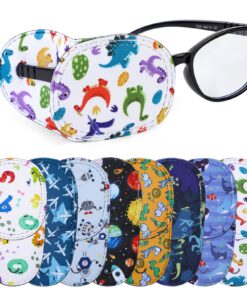 Cache-œil Hifot enfant pour amblyopie, orthoptique et orthopedie, Patches oculaires 8 pièces, fille