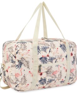 Sac de voyage Narwey pour Ryanair cabine | Pliable | Weekend | Flamant Beige Sac de voyage Narwey Ryanair cabine pliab