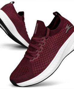 Puweco Basket Femme | Chaussures de Sport Comfort Respire Léger Fitness Gym Jogging Outdoor