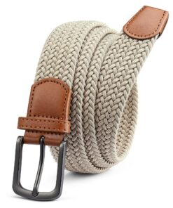 CHAOREN Ceinture Tressée Élastique pour Hommes et Femmes, Élégante et Pratique 35mm, Extensible pour Tous les Dias