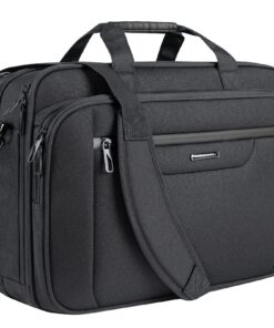VANKEAN Sac à dos pour ordinateur portable - Noir | Spacieux | Étanche | Idéal pour hommes et femmes | Idéal pour voyage