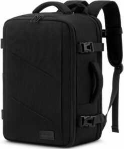 LOVEVOOK Sac à Dos Voyage Cabine Avion OEKO-TEX Noir LOVEVOOK Sac Ordinateur Portable 14 Pouces Cabine Avion LOVEVOOK Sa