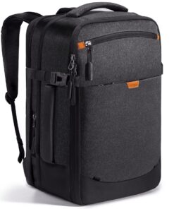 Inateck Sac à Dos Voyage Cabine 17-20L 40x25x20cm Ryanair & Easyjet Extensible Résistant aux Eclaboussures pour Ordinate