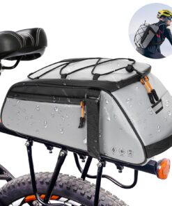 Sacoches de vélo Byjogger 10 L réfléchissants pour usage nocturne et sécurité aumentée
