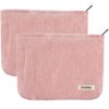 Trousse de toilette femme TCDWLA Rose pour voyages et shopping
