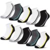 L&K 10/12 Paire de chaussettes de sport homme en coton respirant multicolor 2121VA + [core keyword]: chaussettes de spor