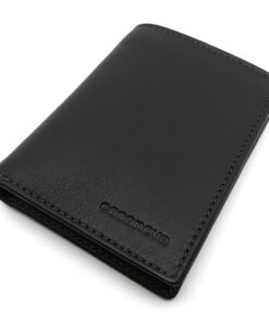 CASANOVA Portefeuille Homme Cuir Ubrique Fait à la Main RFID Noir 10058