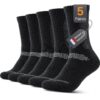 Chaussettes Alaplus Homme femme Sport Hautes Antidérapantes Respirantes pour Randonnée, 6 Paires, Tailles