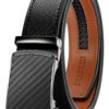 CHAOREN Ceinture Automatique en Cuir pour Homme - Taille Ajustable (Largeur de 35 mm)