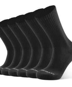Chaussettes de Sport CloseMate Blanc Noir Gris pour Homme Femme Anti-Ampoules Confortables Respirantes Randonnée Cyclism
