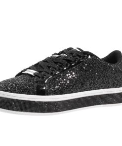 Baskets LUCKY STEP Mode Plateforme Comfortables pour Femme Fitness et Tennis Épaisses Semelles