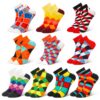 Chaussettes de sport amusantes Utensilsto Lot de 10 paires femme - Taille 39-42 - Motif amusant