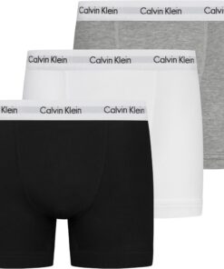 Calvin Klein Pack 3 Boxers Homme Confort Élégants U2662G
