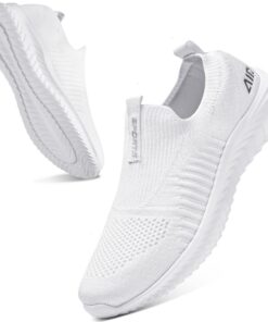 Littleplum Mode Respirantes Basket Femme Slip on pour Femmes Sports en Intérieur Élégantes Confortables