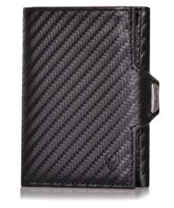 Porte-cartes RFID Donbolsso Homme | Portefeuille Protection RFID Mince | Poche Monnaie | Etui 11 Cartes | Porte-Monnaie