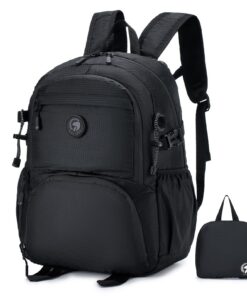 SPAHER Bagage Cabine 25L 40x30x20 Sac à Dos Voyage Pliable et Imperméable pour Homme/Femme Weekend et Vol avec Wizzair V