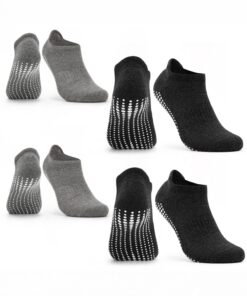 Occulto chaussettes yoga femme et homme OEKO-TEX STANDARD 100 - lot de 2-4 paires (modèle: Mady) - confortables et hypoa