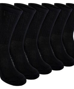Chaussettes de Sport en Coton Bio Bambou Sock Snob | Lot de 6 | Taille Mollet | Homme | Absorbant et Doux | Éco-Conseill