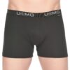 Cotonella Lot de 4 Boxers Élastiques pour Homme Noir XL