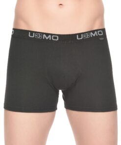 Cotonella Lot de 4 Boxers Élastiques pour Homme Noir XL