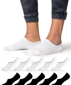 Occulto socquettes invisible pour homme - lot de 10 (modèle: Strolch) - confort et discretion au quotidien - OEKO-TEX ST