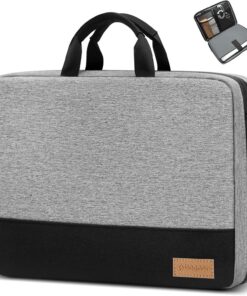 Housse pour Ordinateur Portable 15,6 Pouces - Global Recycled Standard OEKO-TEX - Idéal pour Travailleurs Nomades et Étu