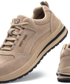 Chaussures de sécurité IYVW pour hommes et femmes, chaussures de sécurité respirantes légères et confortables, bottes de