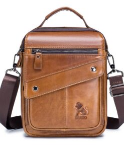 BAIGIO Sac à Bandoulière Homme | Durabilité en Cuir | Usage Daily | Bureau | Design Ajustable | Style Casual | Mode de V
