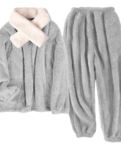 Pyjama Femme Hiver Chaud Global Recycled Standard Pyjama Polaire Ensembles Femmes Chauds Global Recycled Standard Pyjama
