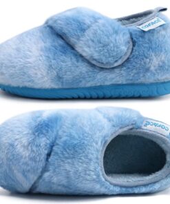 COFACE Pantoufles en peluche chaudes pour femme - Idéales pour l'hiver - Parfaits pour l'intérieur - En taille unique -