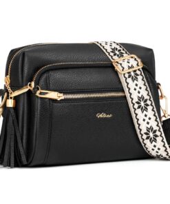 HILAEX sacs bandoulière femme antivol femme | Sac main réglable cuir pu 4 compartiments amovible | Mode femme antivol