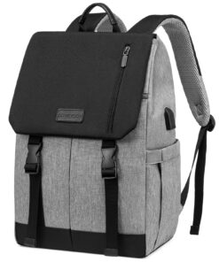 LOVEVOOK Sac à Dos Imperméable pour Homme et Femme - 15.6 Pouces Ordinateur avec Port USB | Collège, Voyage et Affaires