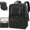 Estarer Sac à dos imperméable 2 en 1 pour ordinateur 15,6" avec isotherme – Idéal pour étudiant, voyageur, bureau – Étui
