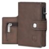 Portefeuille Homme Tomylv Protection RFID 8 Cartes Marron