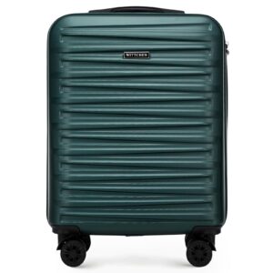 WITTCHEN Skyspeed Line Valise Cabine ABS pour Voyageurs Économes en Espace et Rothschild Vert Air France/Easyjet/Ryanair