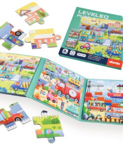 ASTARON Puzzles magnétiques pour enfants, jouet d'apprentissage, idéal pour voyage en voiture