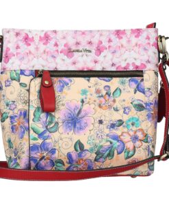 LAURA VITA 4731, sac tendance pour femme en ville avec multiple poches pratiques et fermoir magnétique 15x20x5 cm sac à