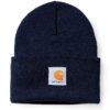 Carhartt Chapeau tricoté à bordure hivernal, Bonnet doux et chaud pour homme/femme, Chapeau d'hiver chaud et résistant a