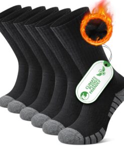 Chaussettes FALARY Homme et Femme Antidérapantes Respirantes Hiver Randonnée 3 Paires OEKO-TEX STANDARD 100 Chaussettes