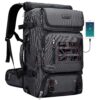 WITZMAN Sac à Dos de Voyage Homme Convertible en Nylon Multifonction Avec Port USB Approuvé Compagnies Aériennes(B682 Gr