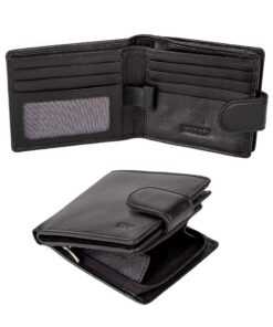 Lavalen Portefeuille Homme Cuir Veritable - Grande Capacite Poche à Glissière Pièces de Monnaie - Blocage RFID Porte Car