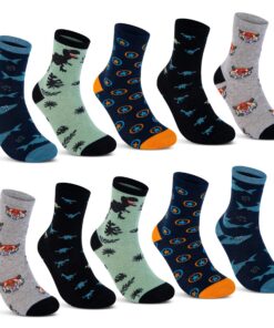 Chaussettes Enfants Garçons et Filles sockenkauf24 Coton Multicolore (10 Paires)Comfortables et Élégantes