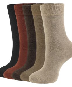CLOSEMATE Chaussettes Femelles 35-38 39-42 en Coton Doux - Extensibles et Respirantes pour l'Automne - Multicolore
