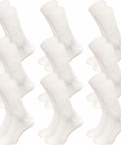 GAWILO Chaussettes diabétiques sans élastique - Homme & Femme - Santé veineuse | Ceinture extra large - Idéales pour sen