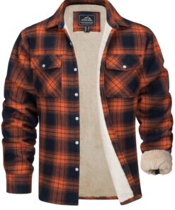 MAGCOMSEN Veste d'hiver homme doublée coton chaud